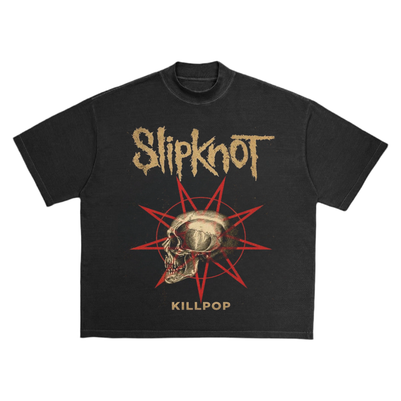 Washed printed TEE