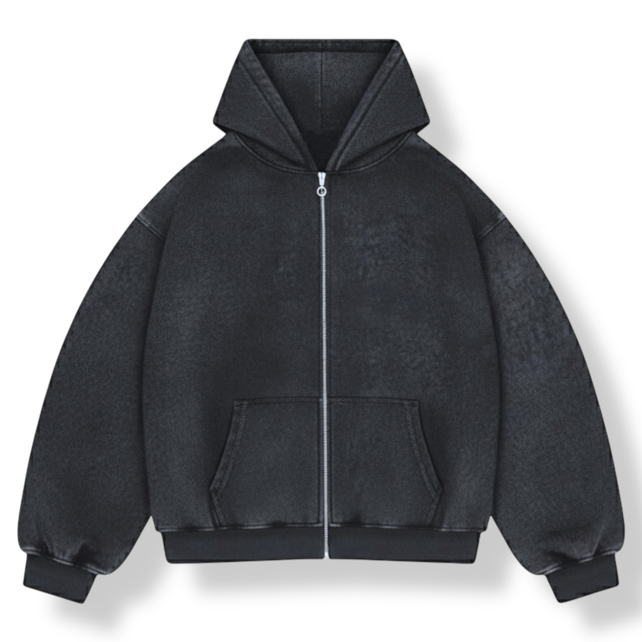 ICED GRAY ZIP UP