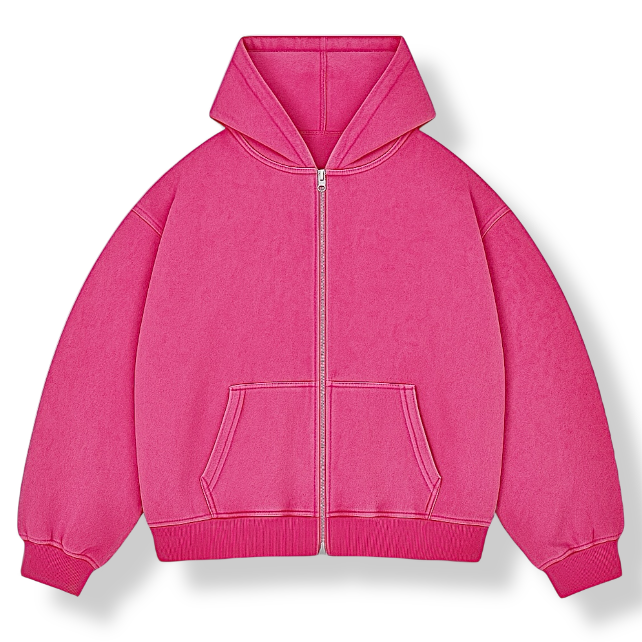 ICED PINK ZIP UP