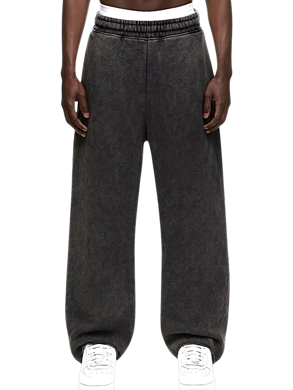 ICED GRAY OVERSIZED PANT