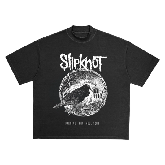 Washed printed TEE