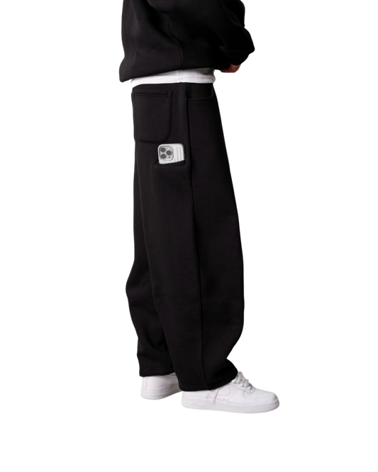 BLACK OVERSIZED PANT