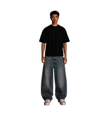 BAGGY VINTAGE BLUE DENIM