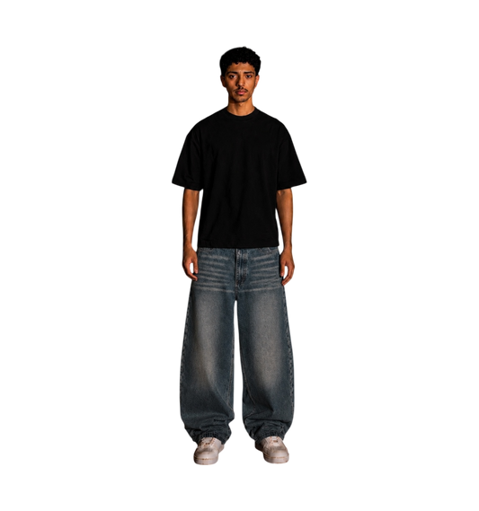 BAGGY VINTAGE BLUE DENIM