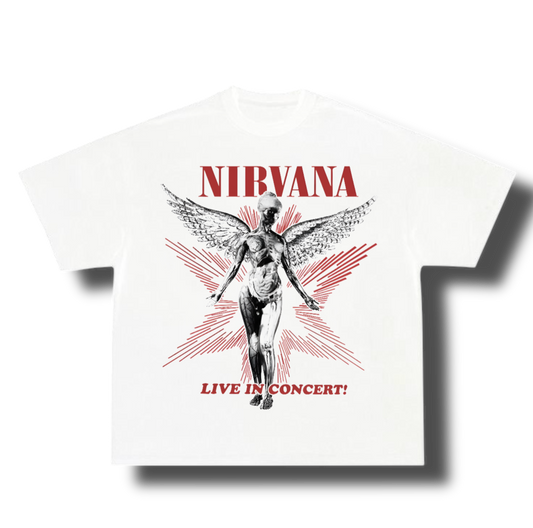 White printed TEE