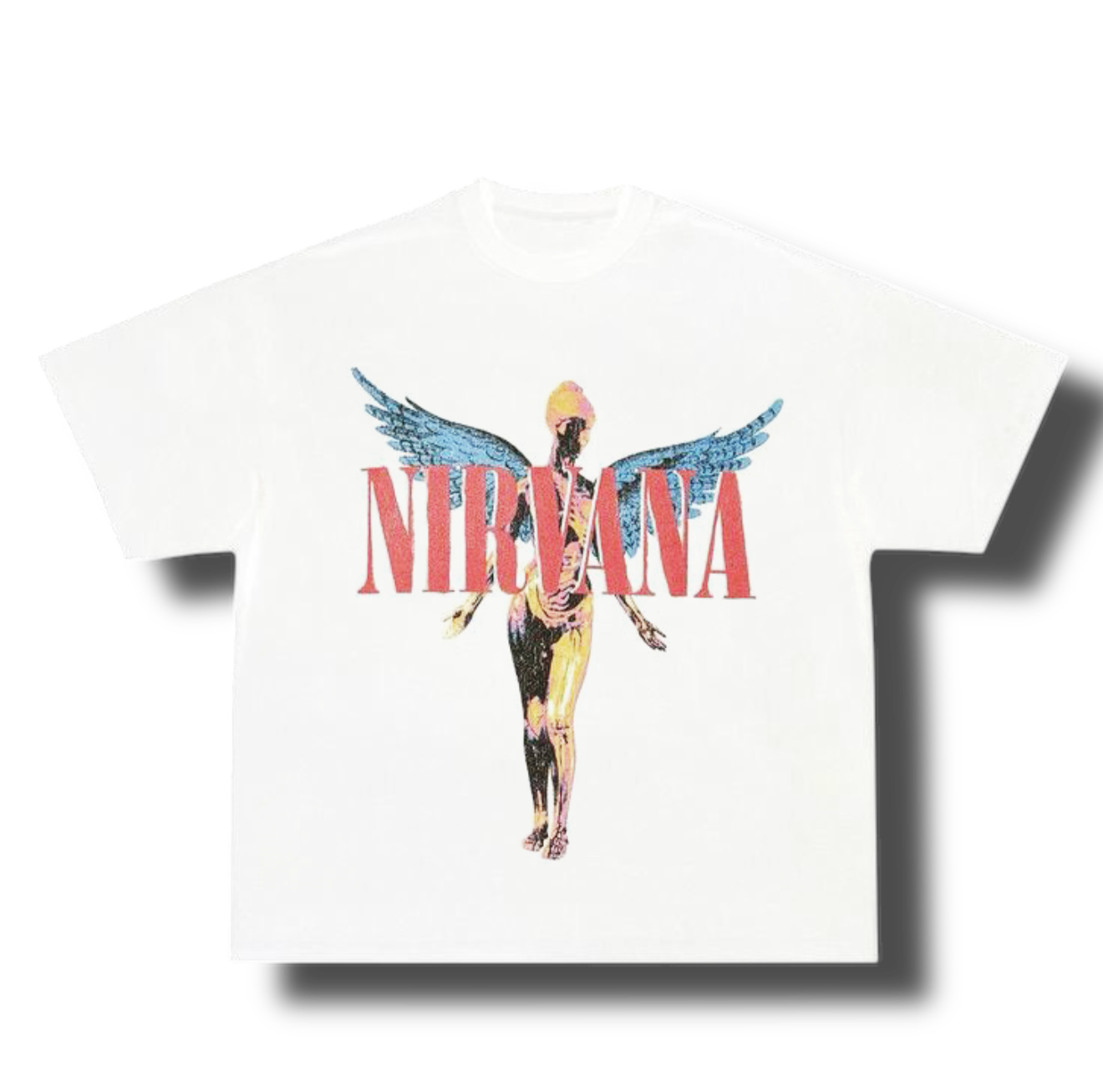 White printed TEE