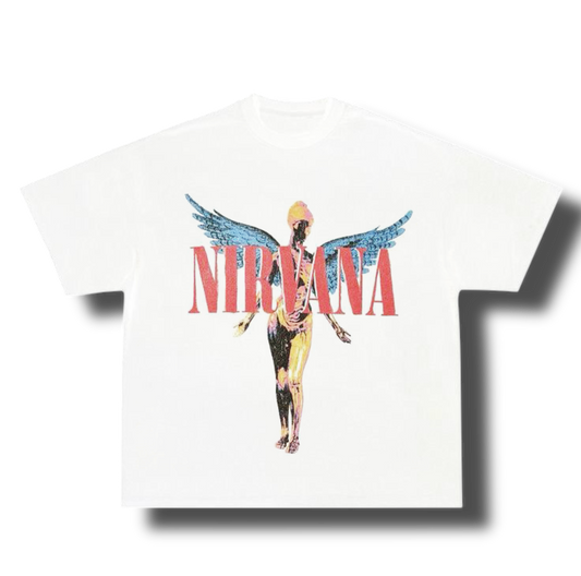 White printed TEE