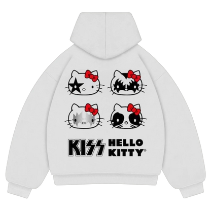 HELLO KITTY & KISS HOODIE