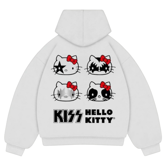 HELLO KITTY & KISS HOODIE