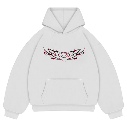 HELLO KITTY & KISS HOODIE