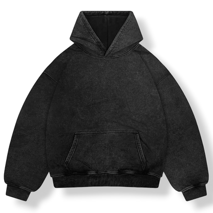 PLAIN OVERSIZED ICED HOODIE