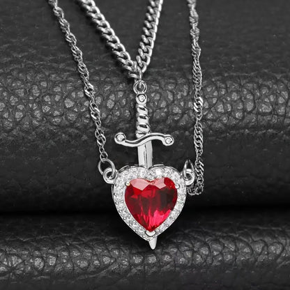 SWORD & HEART NECKLACE