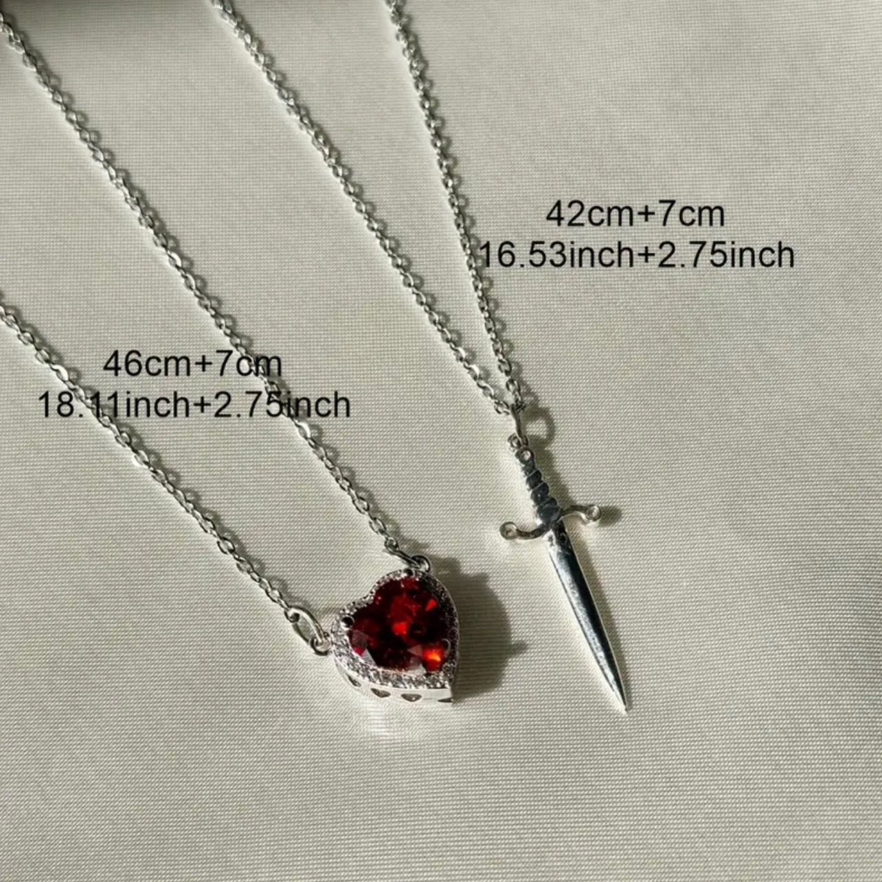 SWORD & HEART NECKLACE