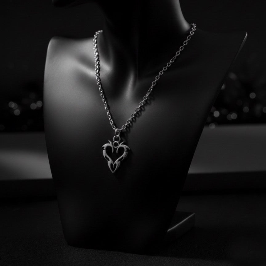 BURNING HEART NECKLACE