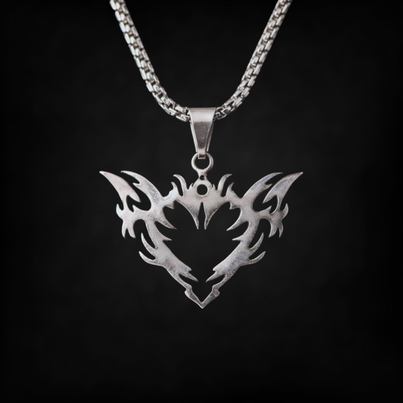FLAME HEART NECKLACE