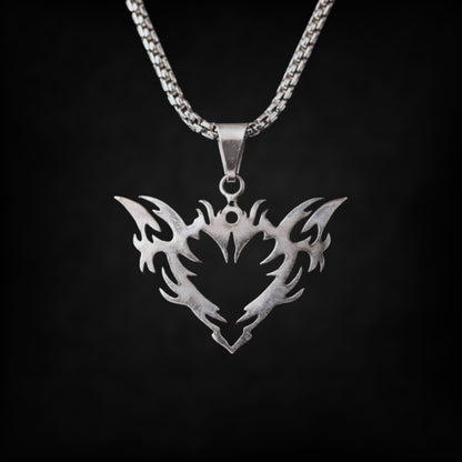 FLAME HEART NECKLACE