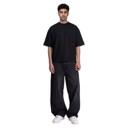 BOXY BLACK TEE